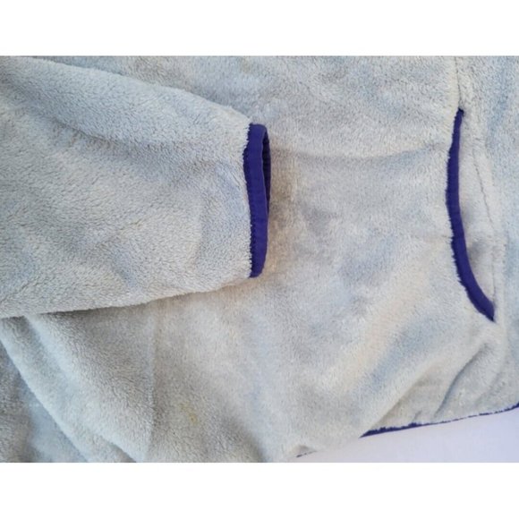 Free Country Women’s Xl Light Grey Fleece Pullover High Neck W/ Pockets - Picture 4 of 7